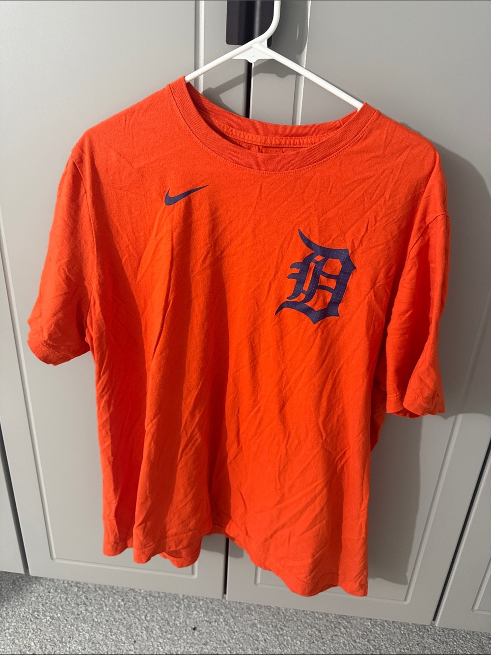 Nike Orange Detroit Tigers Graphic Tee